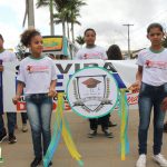 Planalto - A Prefeitura Municipal de Planalto, através da Secretaria de Educação, Esporte e Cultura, realizou na manhã do dia 6, um ato cívico em homenagem à Independência do Brasil, que teve como tema “Todos contra as drogas e pela valorização da vida”.