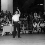 Final do 1º Campeonato Brasileiro de Karatê, em 1969, em São Paulo. Foto: Arquivo Pessoal do jornalista Plauto Azevedo 